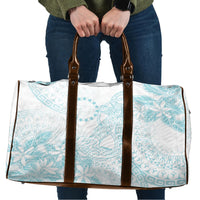 Turquoise Kuki Airani Tapakau Travel Bag Tribal Anchor Mix Tiare