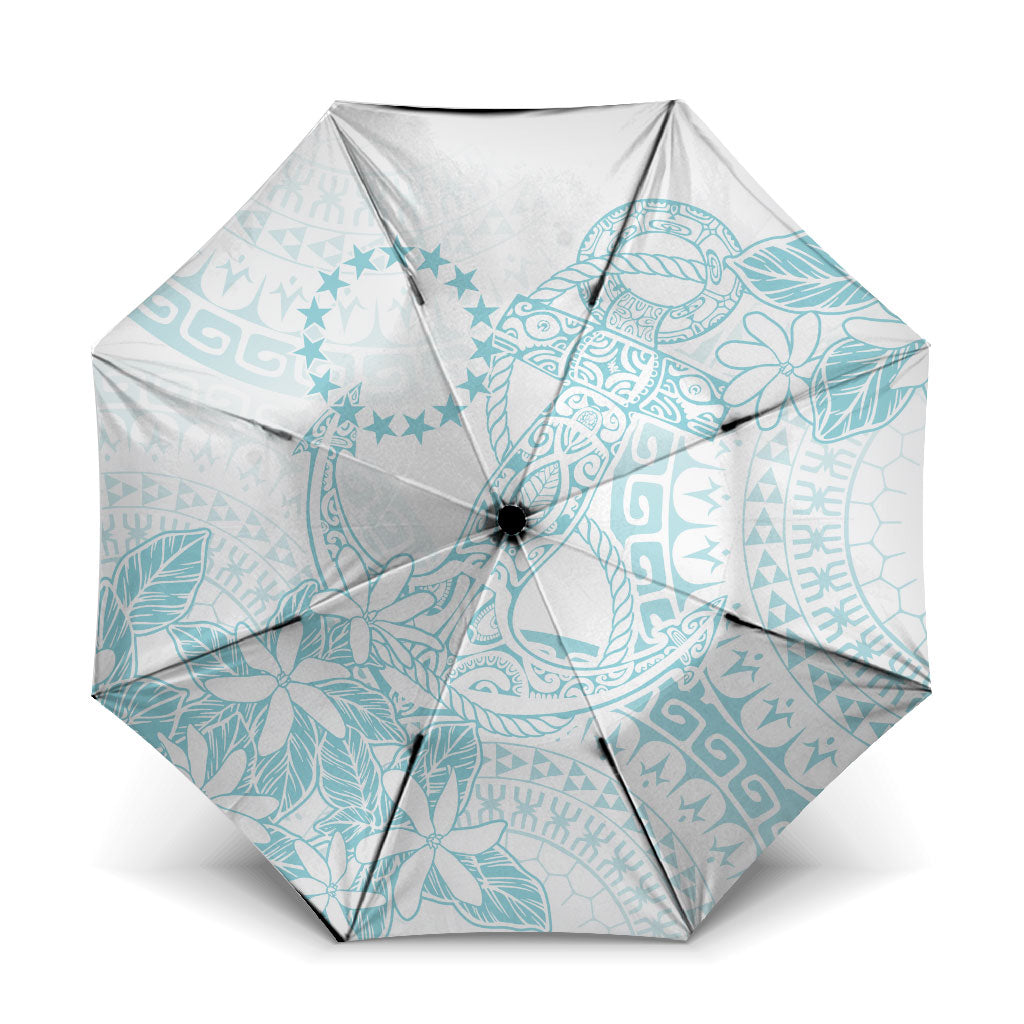 Turquoise Kuki Airani Tapakau Umbrella Tribal Anchor Mix Tiare