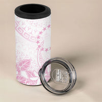 Candy Pink Kuki Airani Tapakau 4 in 1 Can Cooler Tumbler Tribal Anchor Mix Tiare LT7 - Polynesian Pride