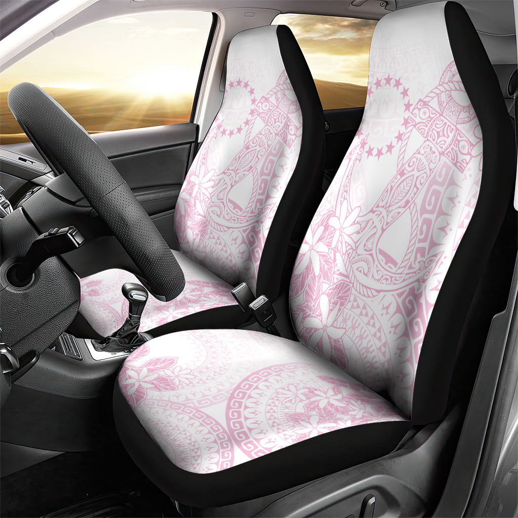 Candy Pink Kuki Airani Tapakau Car Seat Cover Tribal Anchor Mix Tiare LT7 - Polynesian Pride
