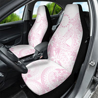 Candy Pink Kuki Airani Tapakau Car Seat Cover Tribal Anchor Mix Tiare LT7 - Polynesian Pride