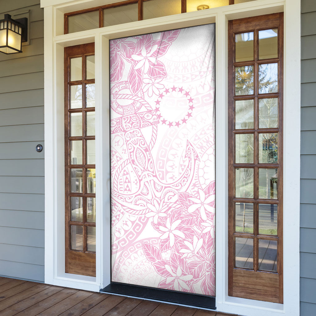 Candy Pink Kuki Airani Tapakau Door Cover Tribal Anchor Mix Tiare