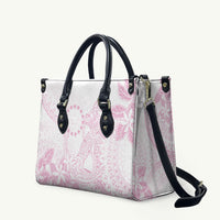 Candy Pink Kuki Airani Tapakau Leather Bag Tribal Anchor Mix Tiare LT7 Candy Pink - Polynesian Pride