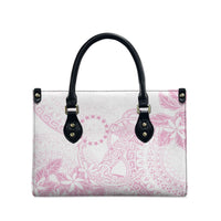 Candy Pink Kuki Airani Tapakau Leather Bag Tribal Anchor Mix Tiare LT7 - Polynesian Pride