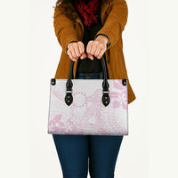 Candy Pink Kuki Airani Tapakau Leather Bag Tribal Anchor Mix Tiare LT7 - Polynesian Pride