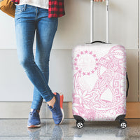 Candy Pink Kuki Airani Tapakau Luggage Cover Tribal Anchor Mix Tiare LT7 - Polynesian Pride