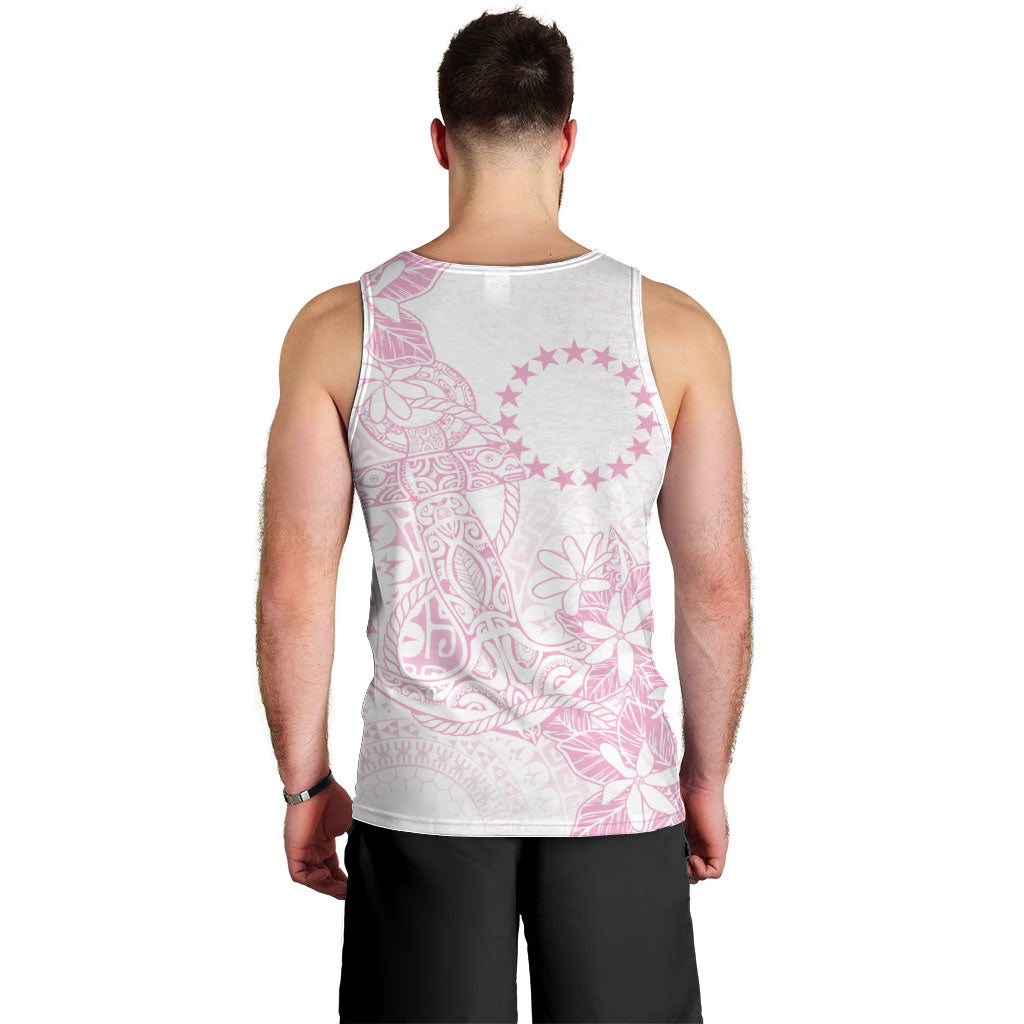 Candy Pink Kuki Airani Tapakau Men Tank Top Tribal Anchor Mix Tiare