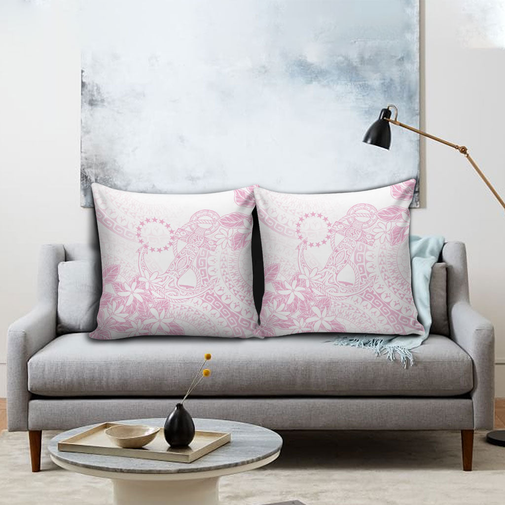 Candy Pink Kuki Airani Tapakau Pillow Cover Tribal Anchor Mix Tiare LT7 - Polynesian Pride