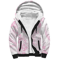 Candy Pink Kuki Airani Tapakau Sherpa Hoodie Tribal Anchor Mix Tiare LT7 Unisex Candy Pink - Polynesian Pride