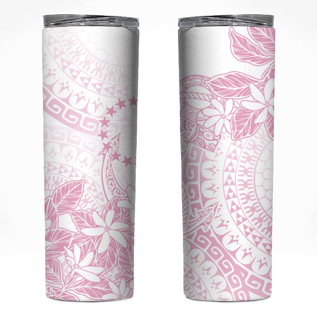 Candy Pink Kuki Airani Tapakau Skinny Tumbler Tribal Anchor Mix Tiare LT7 Candy Pink - Polynesian Pride