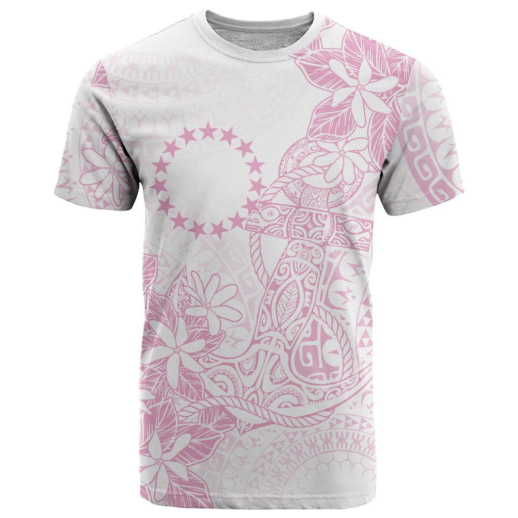 Candy Pink Kuki Airani Tapakau T Shirt Tribal Anchor Mix Tiare