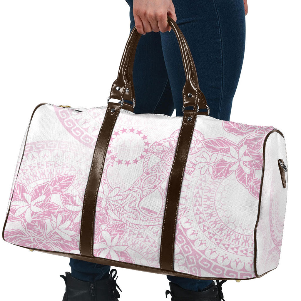 Candy Pink Kuki Airani Tapakau Travel Bag Tribal Anchor Mix Tiare