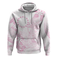 Candy Pink Kuki Airani Tapakau Zip Hoodie Tribal Anchor Mix Tiare LT7 Pullover Hoodie Candy Pink - Polynesian Pride