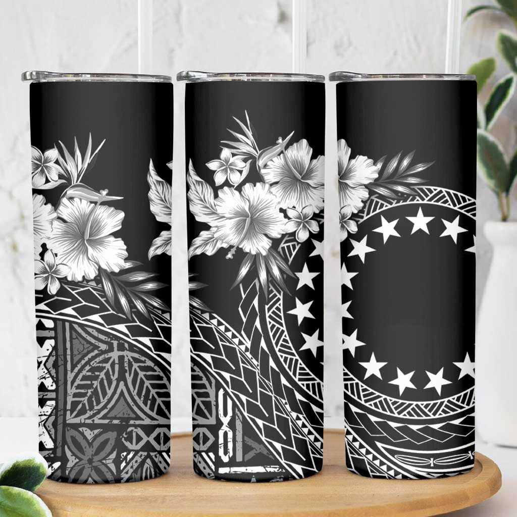 Kia Orana Cook Islands Skinny Tumbler Tiare & Stars LT7 - Polynesian Pride