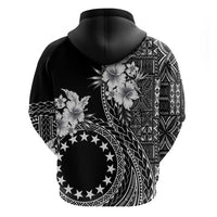 Kia Orana Cook Islands Zip Hoodie Tiare and Stars LT7 - Polynesian Pride