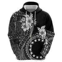 Kia Orana Cook Islands Zip Hoodie Tiare and Stars LT7 - Polynesian Pride