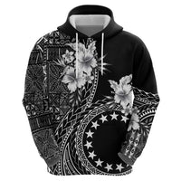Kia Orana Cook Islands Zip Hoodie Tiare and Stars LT7 - Polynesian Pride