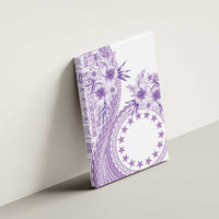 Kia Orana Cook Islands Canvas Wall Art Tiare and Stars - Lavender LT7 - Polynesian Pride