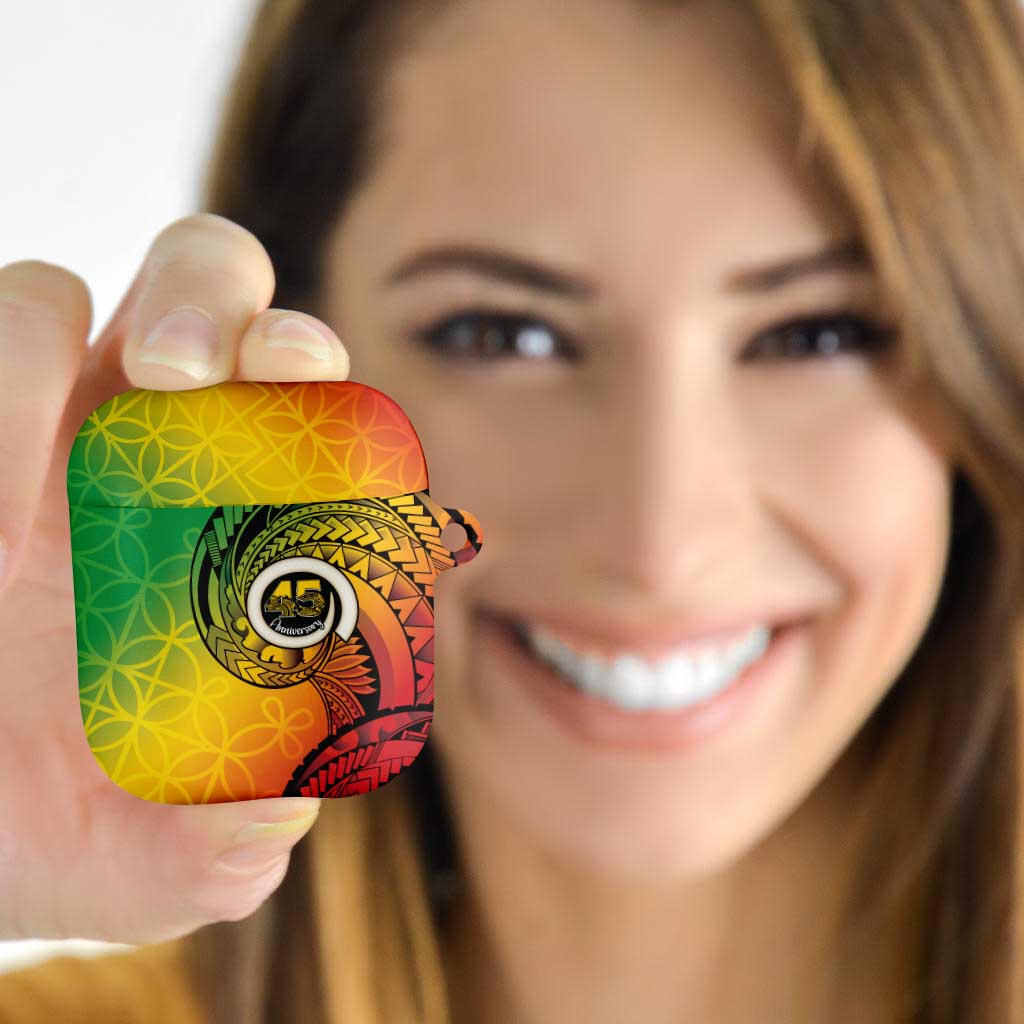 Vanuatu 45th Independence Anniversary AirPods Case Ni-Van Sandroing - Polynesian Pride