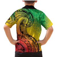 Vanuatu 45th Independence Anniversary Family Matching Mermaid Dress and Hawaiian Shirt Ni-Van Sandroing LT7 - Polynesian Pride