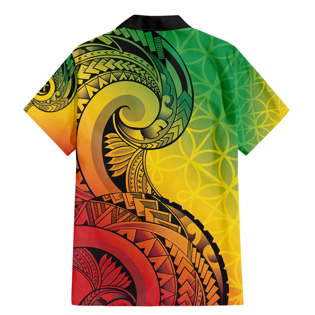 Vanuatu 45th Independence Anniversary Family Matching Mermaid Dress and Hawaiian Shirt Ni-Van Sandroing LT7 - Polynesian Pride