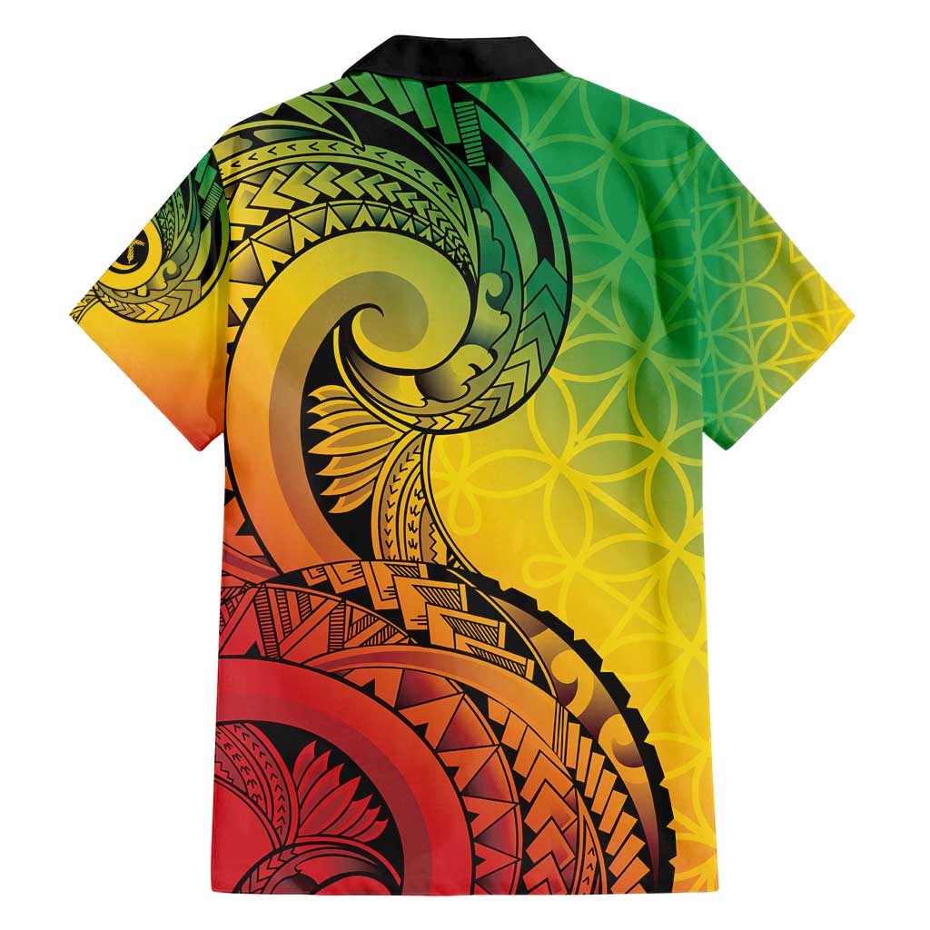 Vanuatu 45th Independence Anniversary Family Matching Puletasi and Hawaiian Shirt Ni-Van Sandroing - Polynesian Pride