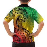 Vanuatu 45th Independence Anniversary Kid Hawaiian Shirt Ni-Van Sandroing LT7 - Polynesian Pride