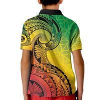 Vanuatu 45th Independence Anniversary Kid Polo Shirt Ni-Van Sandroing LT7 - Polynesian Pride