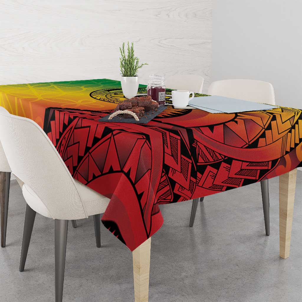 Vanuatu 45th Independence Anniversary Tablecloth Ni-Van Sandroing - Polynesian Pride