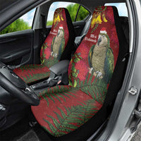 Kakapo Bird New Zealand Car Seat Cover Floral Christmas LT7 - Polynesian Pride