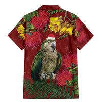 Kakapo Bird New Zealand Family Matching Mermaid Dress and Hawaiian Shirt Floral Christmas LT7 - Polynesian Pride