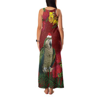 Kakapo Bird New Zealand Family Matching Tank Maxi Dress and Hawaiian Shirt Floral Christmas LT7 - Polynesian Pride
