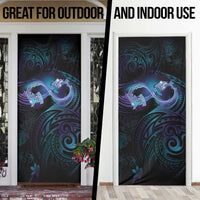 Polynesian Memorial Door Cover Oceanic Infinity Symbol - Until We Meet Again - Polynesian Pride