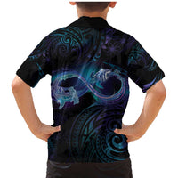 Polynesian Personalized Memorial Family Matching Mermaid Dress and Hawaiian Shirt Oceanic Infinity Symbol - Until We Meet Again LT7 - Polynesian Pride