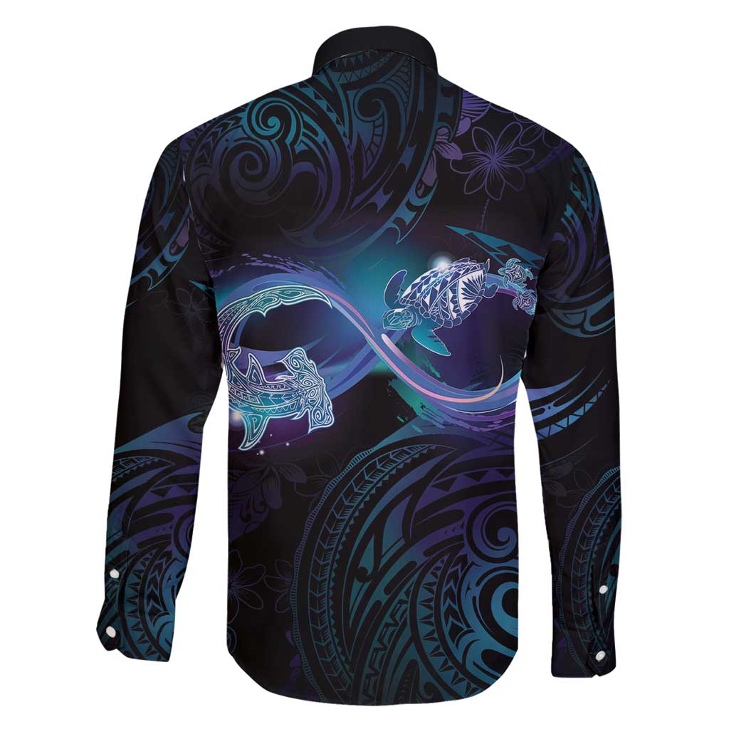 Polynesian Personalized Memorial Family Matching Mermaid Dress and Hawaiian Shirt Oceanic Infinity Symbol - Until We Meet Again LT7 - Polynesian Pride