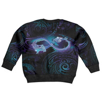 Polynesian Personalized Memorial Kid Ugly Christmas Sweater Oceanic Infinity Symbol - Until We Meet Again LT7 - Polynesian Pride