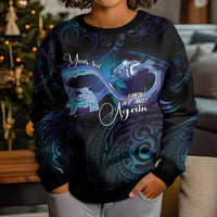 Polynesian Personalized Memorial Kid Ugly Christmas Sweater Oceanic Infinity Symbol - Until We Meet Again LT7 - Polynesian Pride