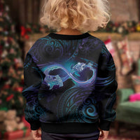 Polynesian Personalized Memorial Kid Ugly Christmas Sweater Oceanic Infinity Symbol - Until We Meet Again LT7 - Polynesian Pride