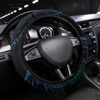 Polynesian Memorial Steering Wheel Cover Oceanic Infinity Symbol - Until We Meet Again - Polynesian Pride