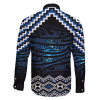 New Zealand Matariki Family Matching Long Sleeve Bodycon Dress and Hawaiian Shirt Galaxy Styled Taniko LT7 - Polynesian Pride