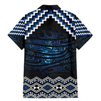 New Zealand Matariki Family Matching Mermaid Dress and Hawaiian Shirt Galaxy Styled Taniko LT7 - Polynesian Pride