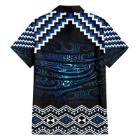 New Zealand Matariki Family Matching Tank Maxi Dress and Hawaiian Shirt Galaxy Styled Taniko LT7 - Polynesian Pride