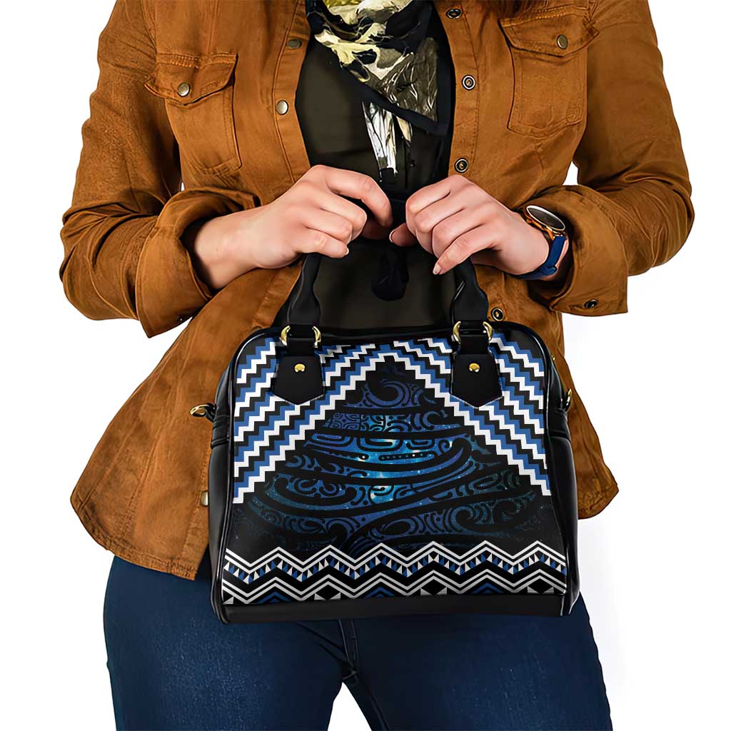 New Zealand Matariki Shoulder Handbag Galaxy Styled Taniko LT7 - Polynesian Pride