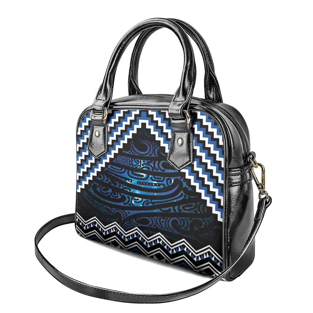 New Zealand Matariki Shoulder Handbag Galaxy Styled Taniko LT7 - Polynesian Pride