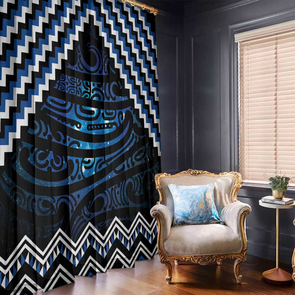 New Zealand Matariki Window Curtain Galaxy Styled Taniko LT7 - Polynesian Pride