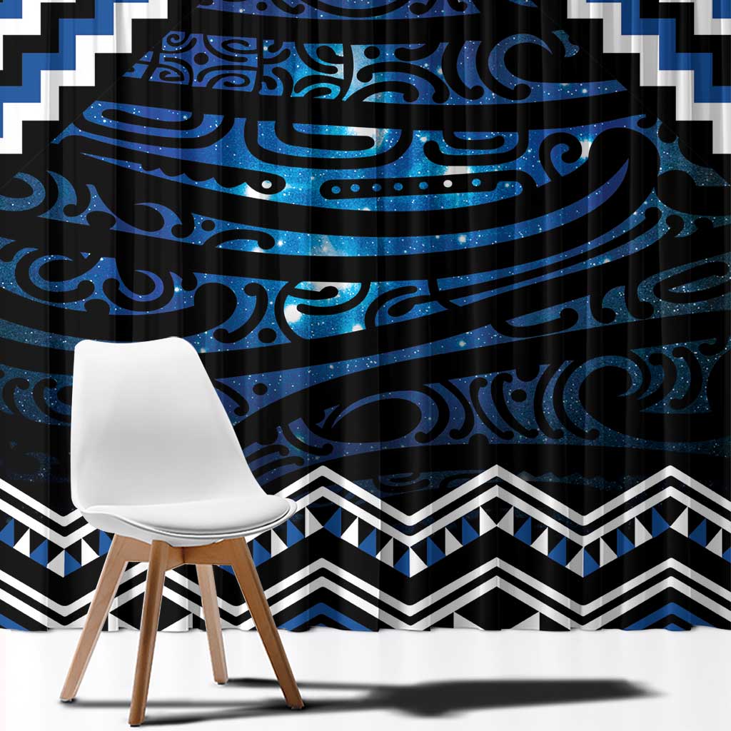 New Zealand Matariki Window Curtain Galaxy Styled Taniko LT7 - Polynesian Pride