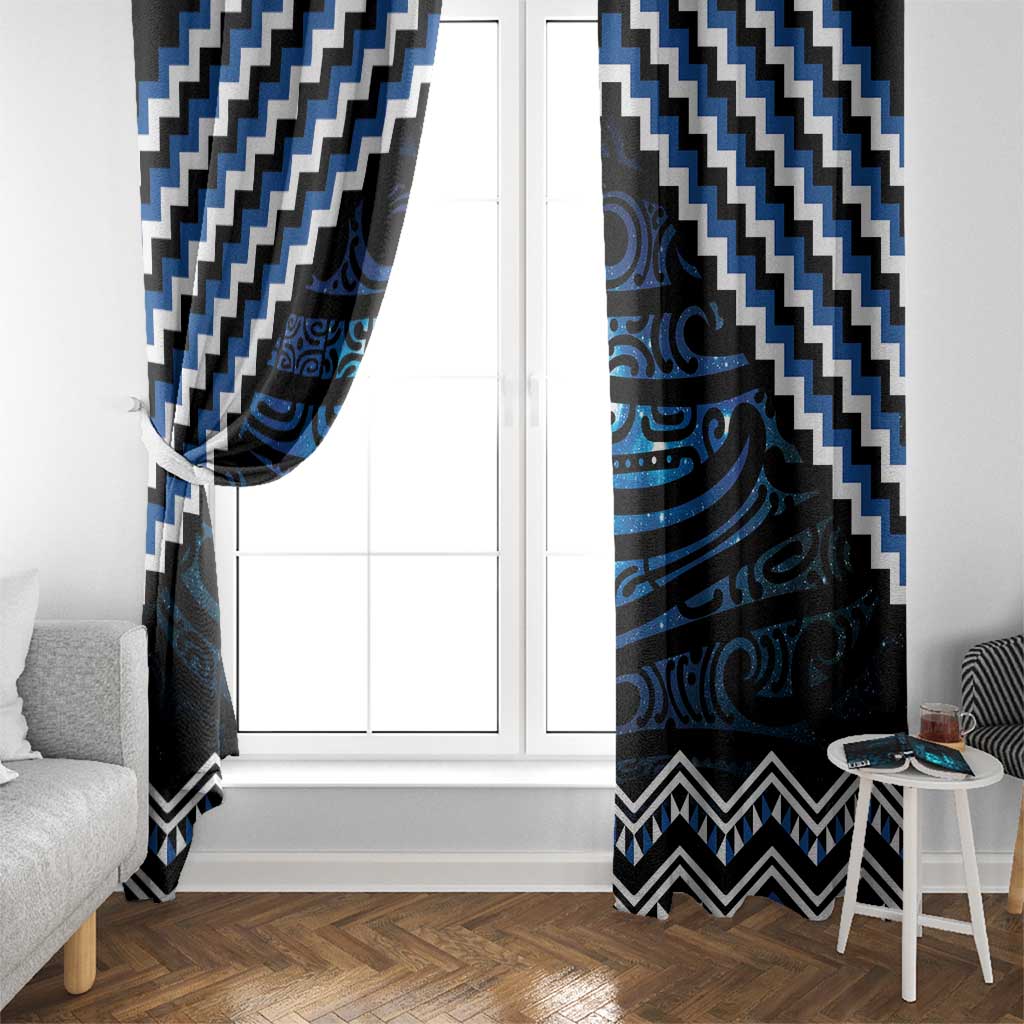 New Zealand Matariki Window Curtain Galaxy Styled Taniko LT7 - Polynesian Pride