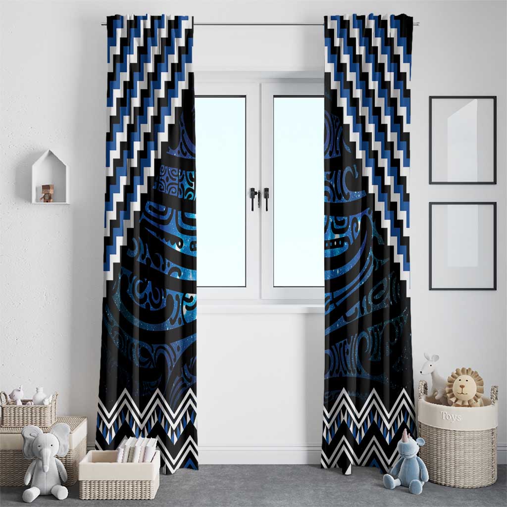New Zealand Matariki Window Curtain Galaxy Styled Taniko LT7 - Polynesian Pride