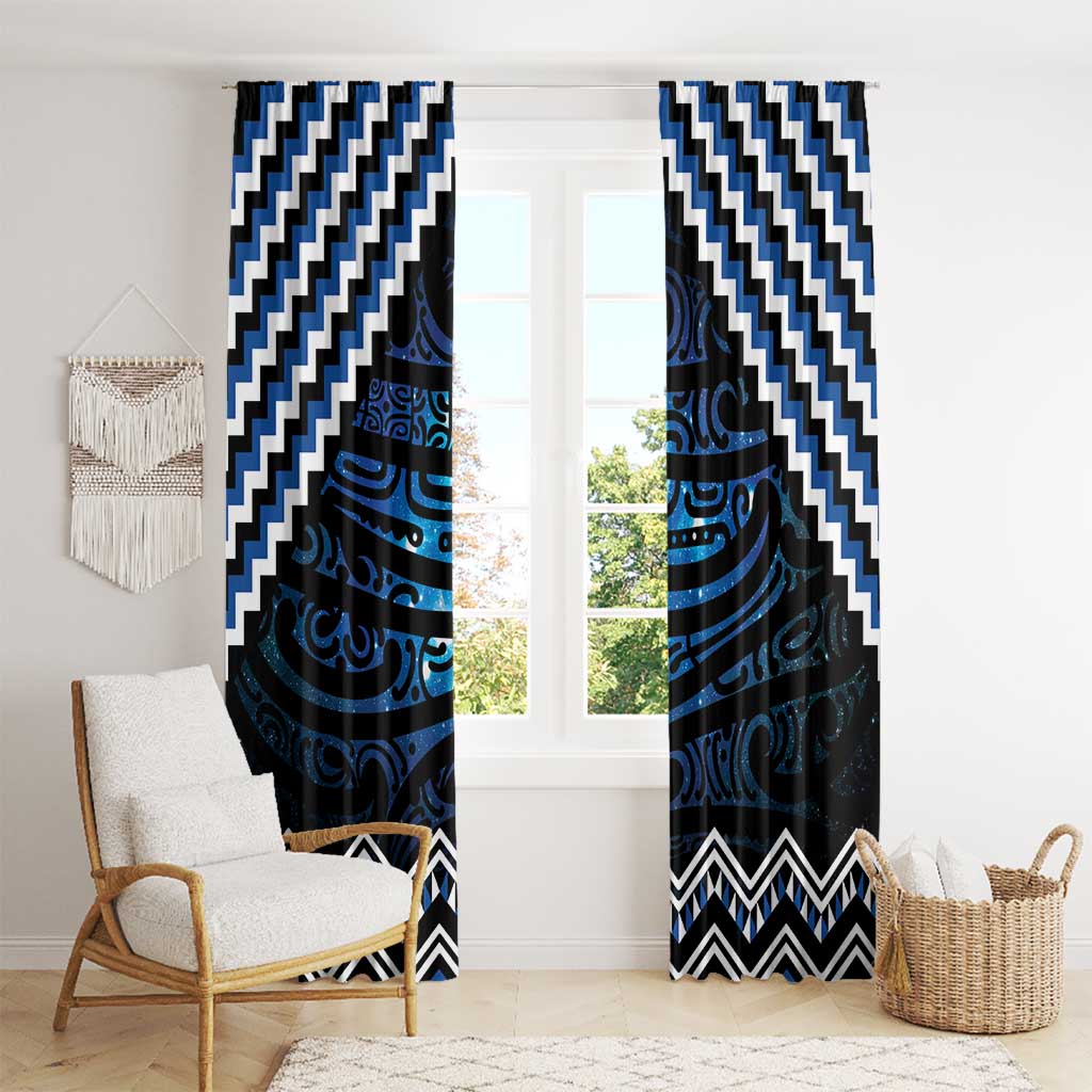 New Zealand Matariki Window Curtain Galaxy Styled Taniko LT7 - Polynesian Pride