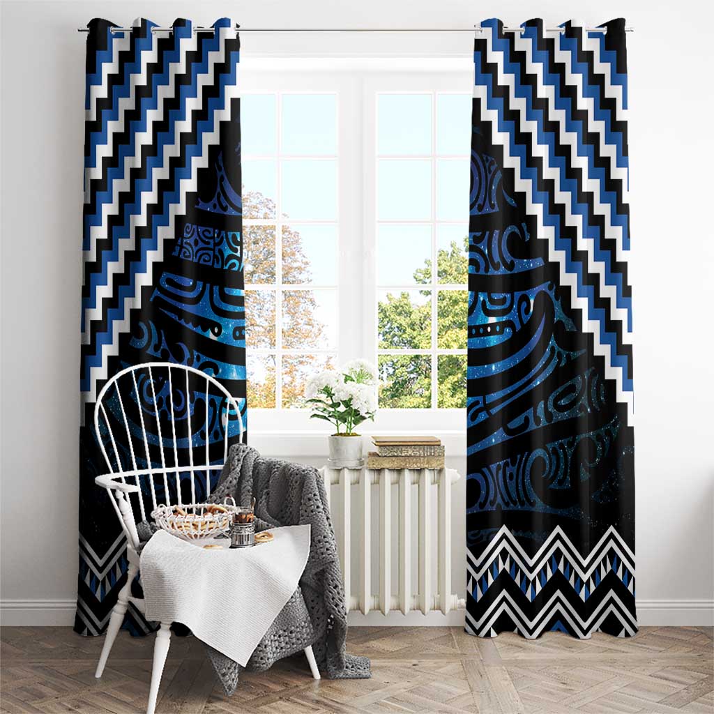 New Zealand Matariki Window Curtain Galaxy Styled Taniko LT7 - Polynesian Pride